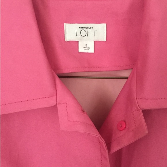 ❌SOLD❌ Pink Spring Coat/Jacket - Loft - Picture 3 of 3